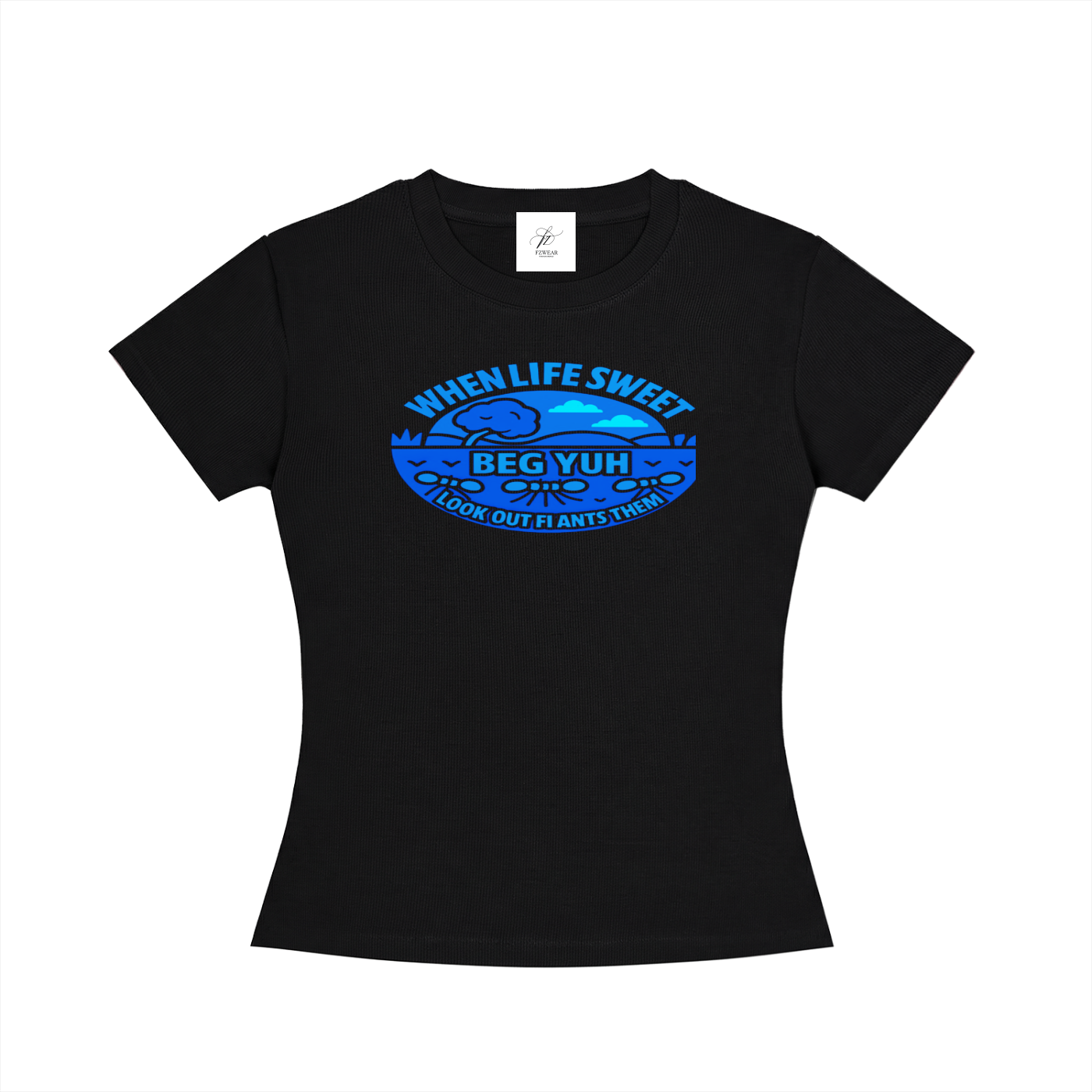 FZ Women's Slim Fit Crewneck Tee