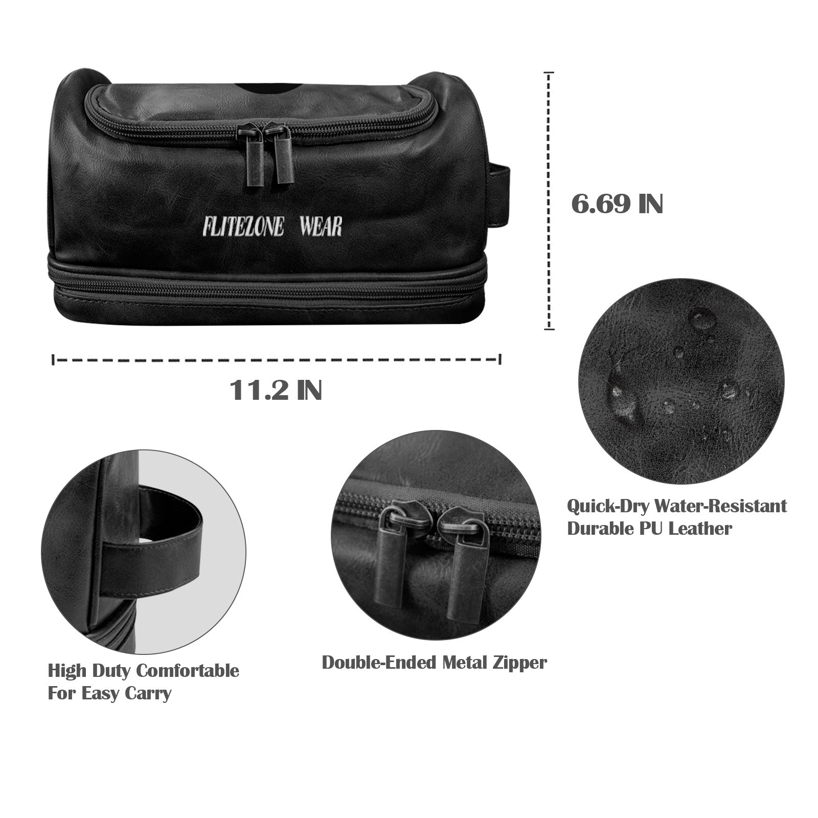 FZ Bistre PU Toiletry Bag - FZwear