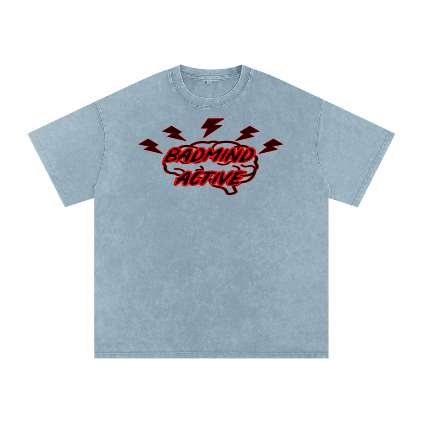 FZ Unisex Snow Washed Oversized Cotton Tee