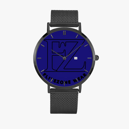 FZ Unisex Stainless Steel Perpetual Calendar Quartz Watch (With Indicators)