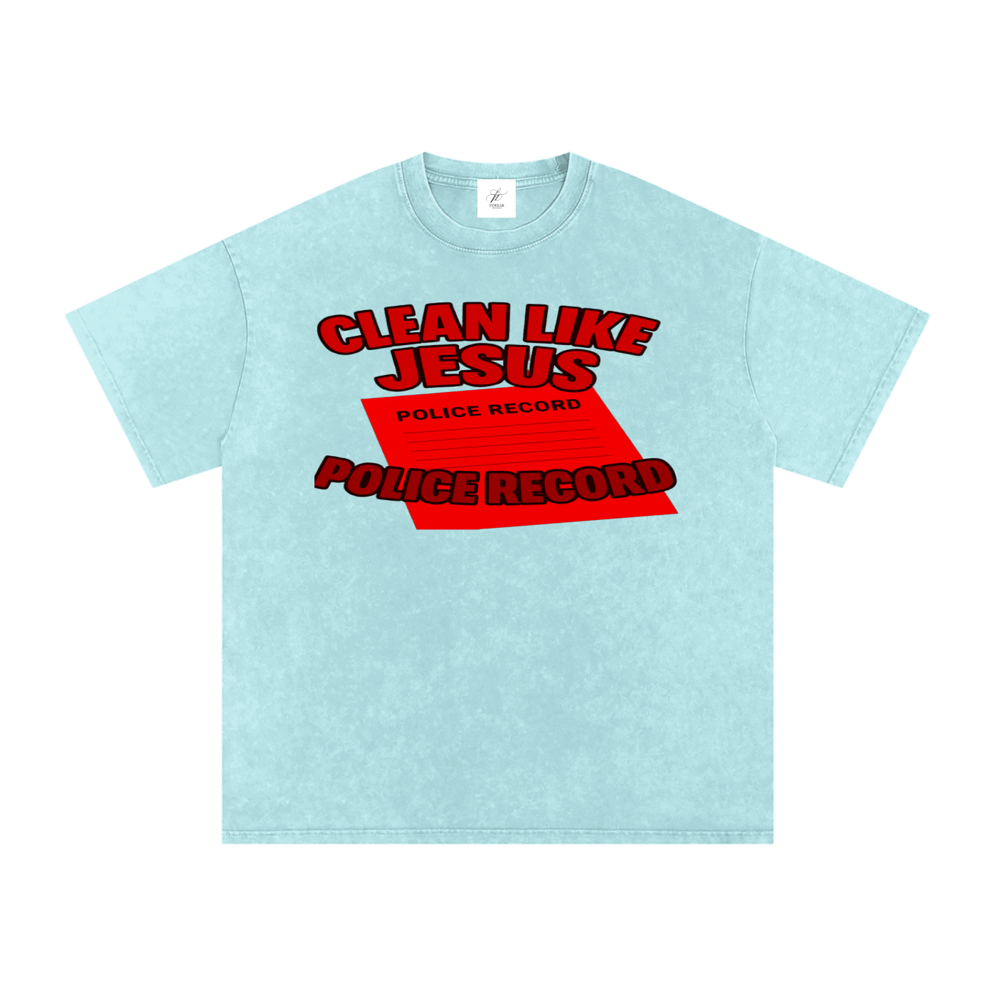 FZ Unisex Acid Wash Oversize Tee