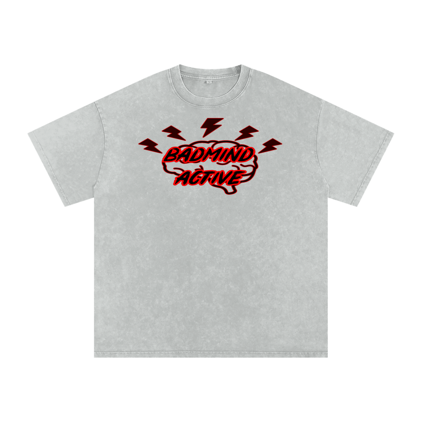 FZ Unisex Snow Washed Oversized Cotton Tee