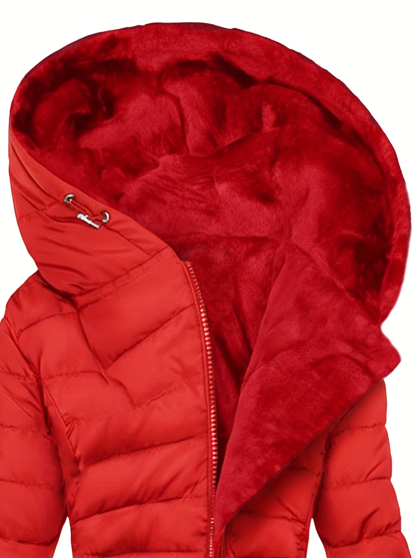 FZ Women's Zip Long Sleeve Slim Fit Faux Edge Mid-Length Lightweight Jacket