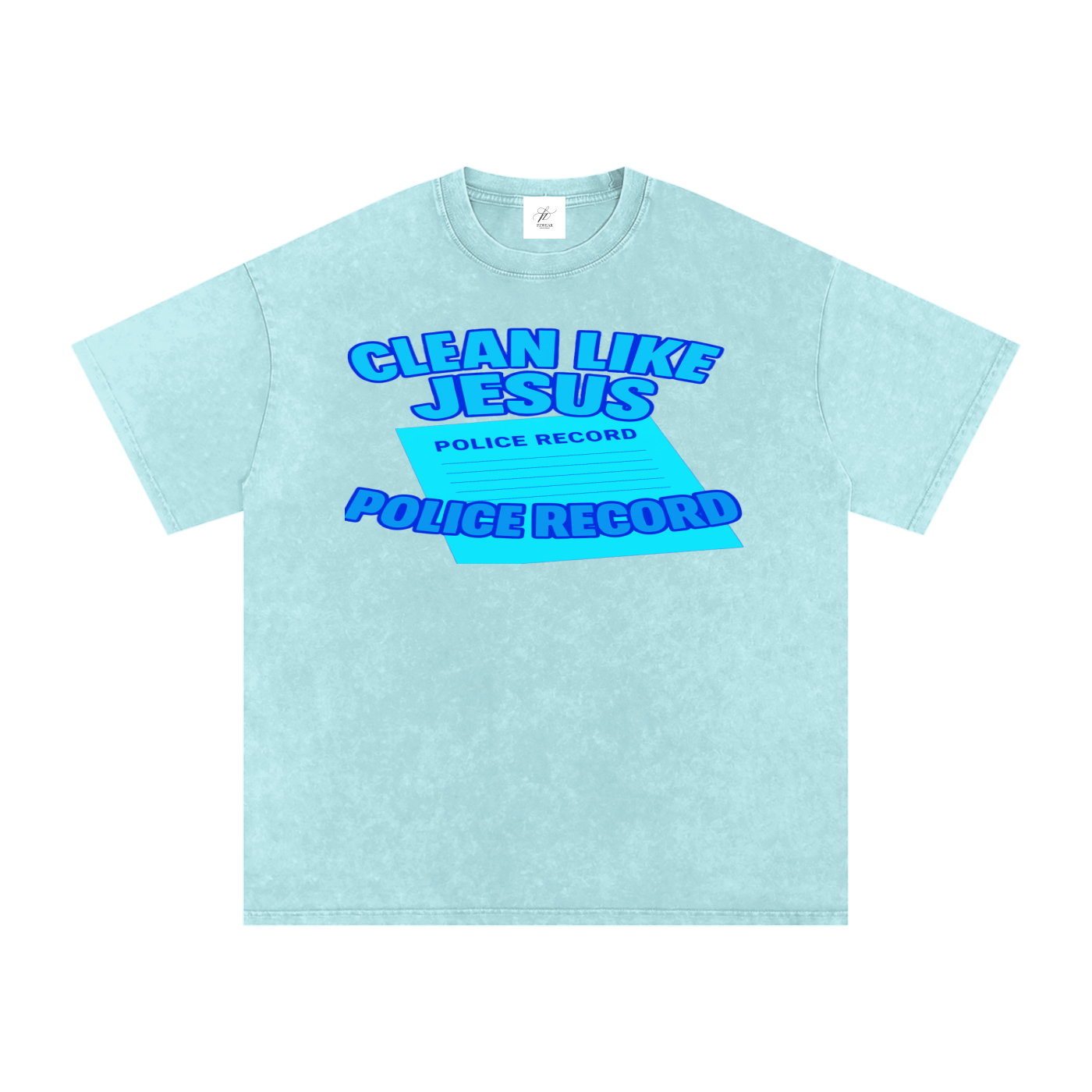FZ Unisex Acid Wash Oversize Tee