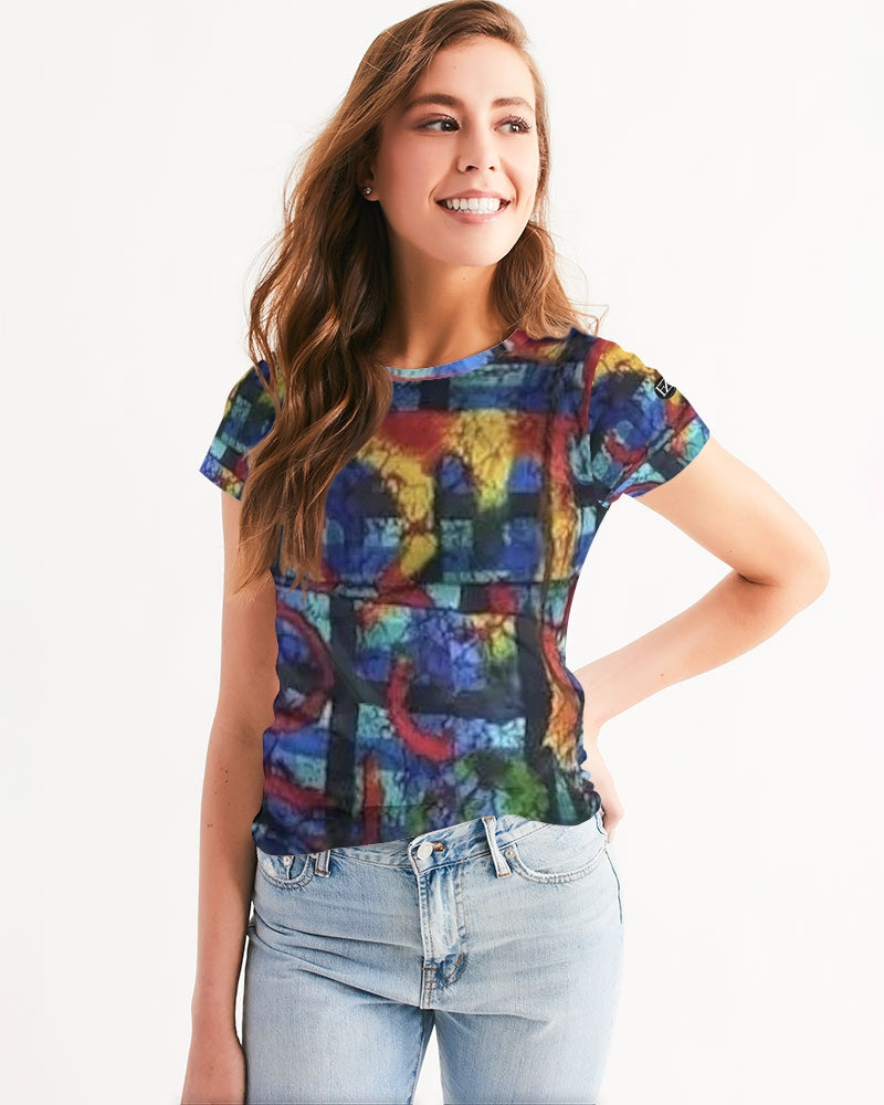 FZ AFRICAN ABSTRACT PRINT Women's Tee