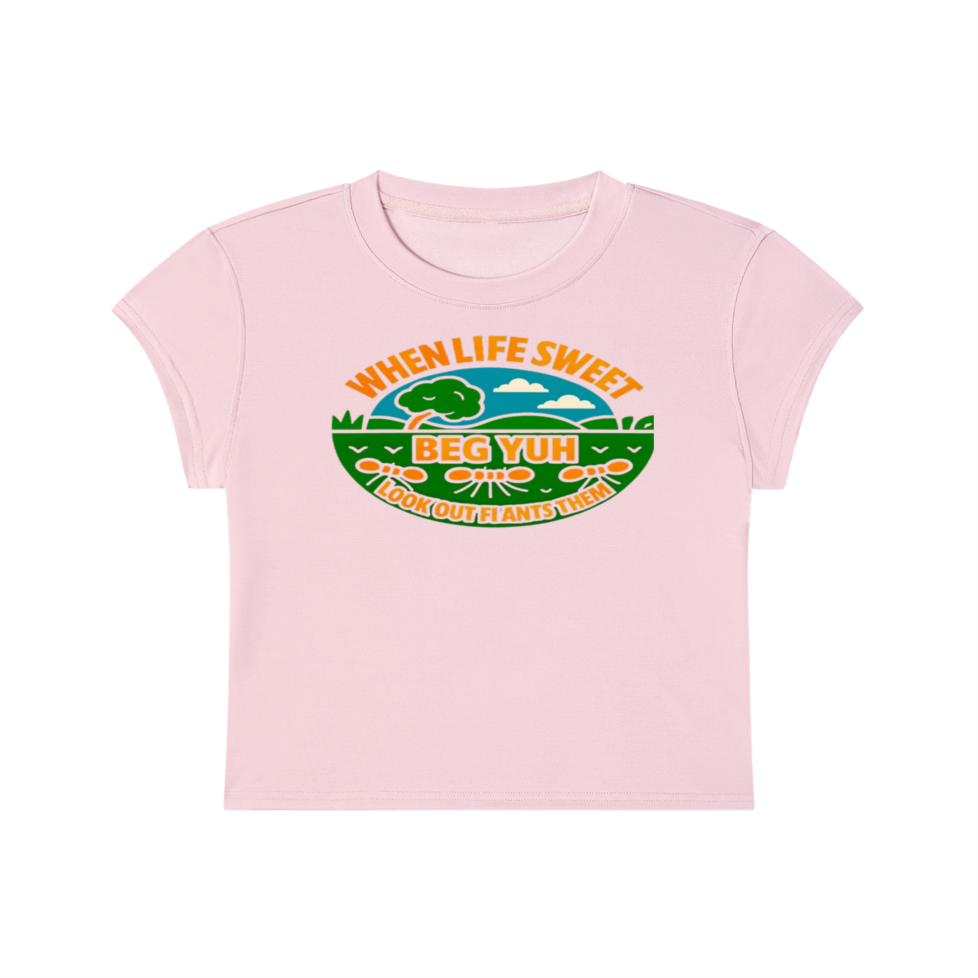 FZ Women's Slim-Fit Cropped Tee