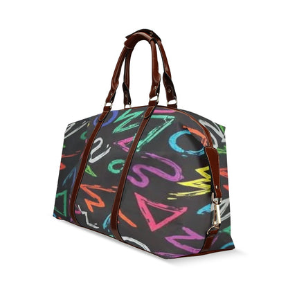 FZ AFRICAN ABSTRACT PRINT FLIGHT TRAVEL BAG 2 - FZwear