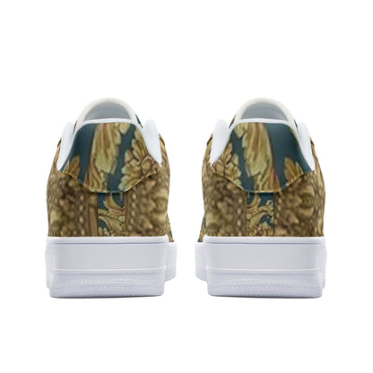 FZ African Print Unisex Low Top Leather Sneakers