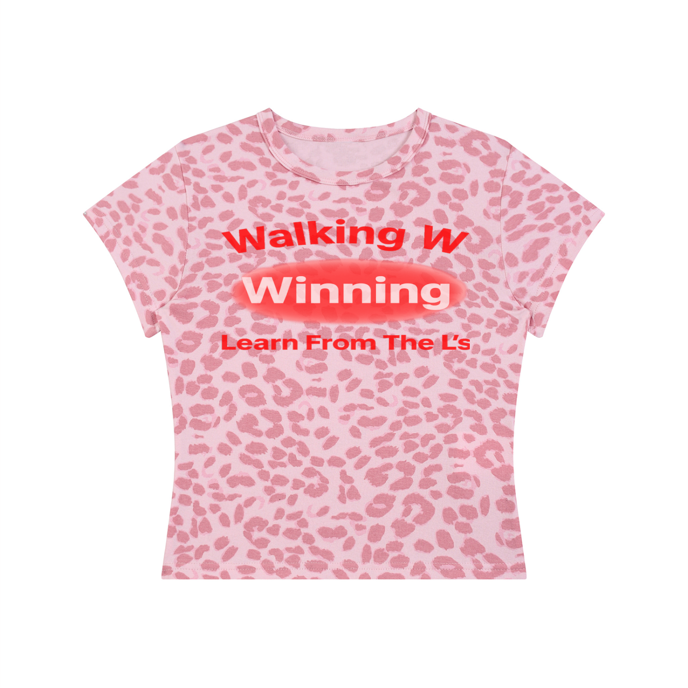 FZ Women’s Leopard Print Winning Crop Tee