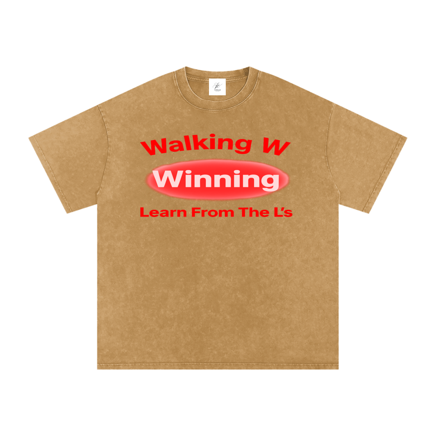 FZ Unisex Acid Wash Winning Oversize Tee