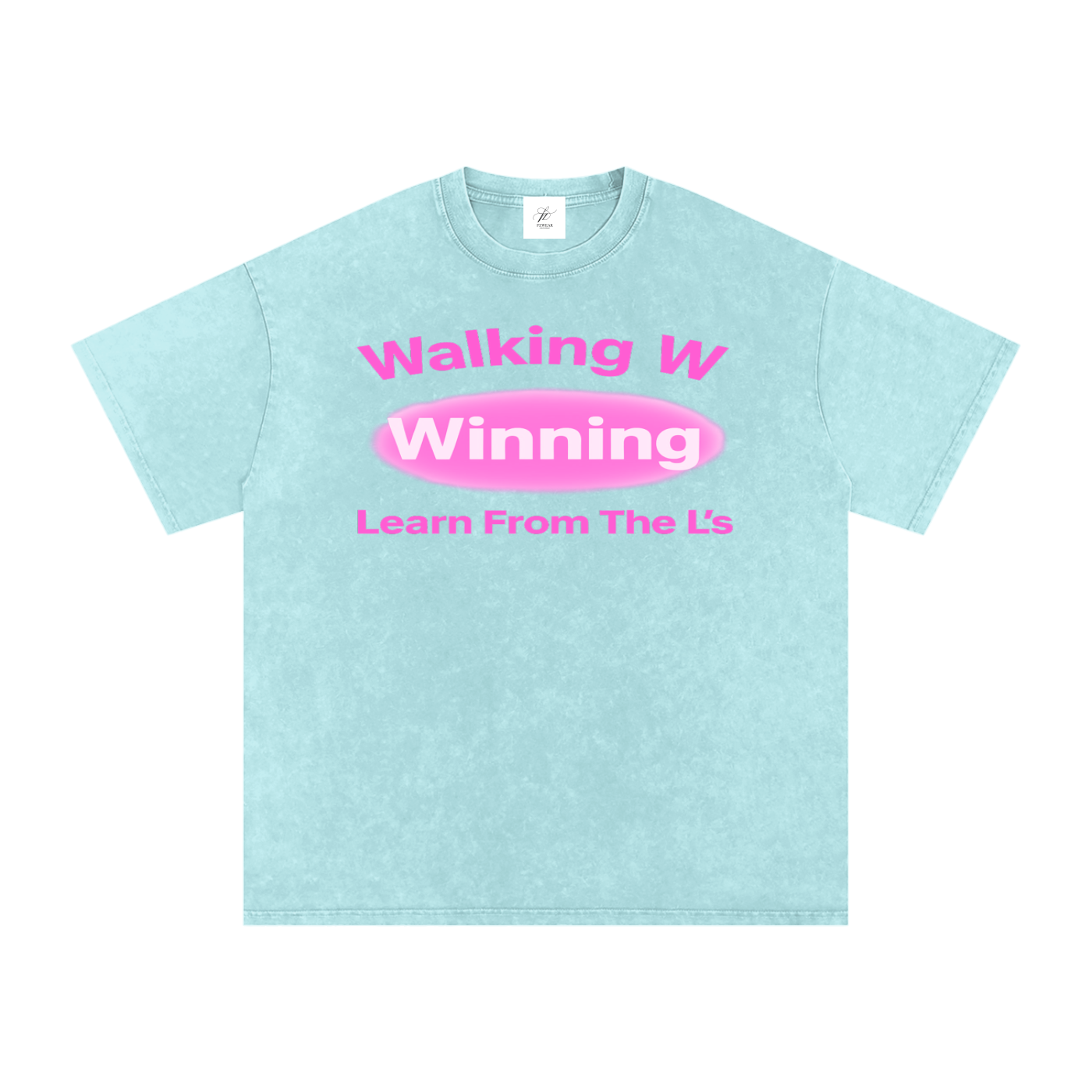 FZ Unisex Acid Wash Winning Oversize Tee