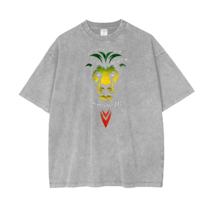 FZ Unisex Acid Wash Oversize Tee