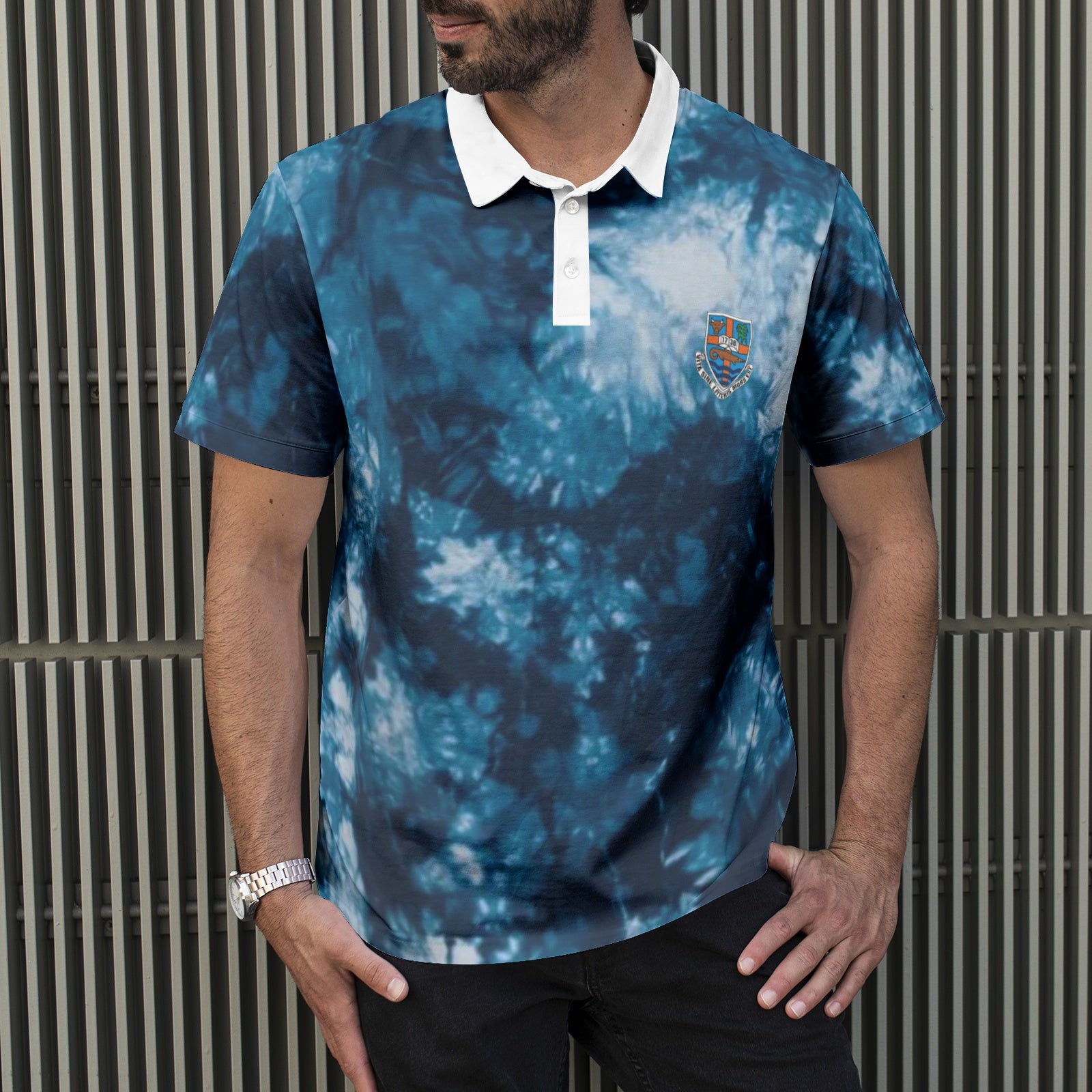 Men's All-Over Print Polo Shirts
