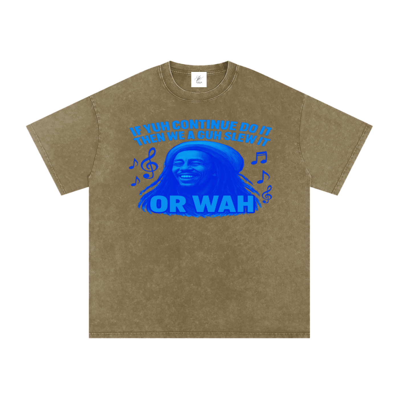 FZ Unisex Acid Wash Oversize Tee