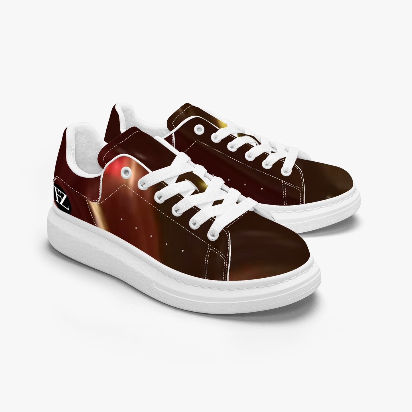 FZ Unisex Leather Chunky Sneakers