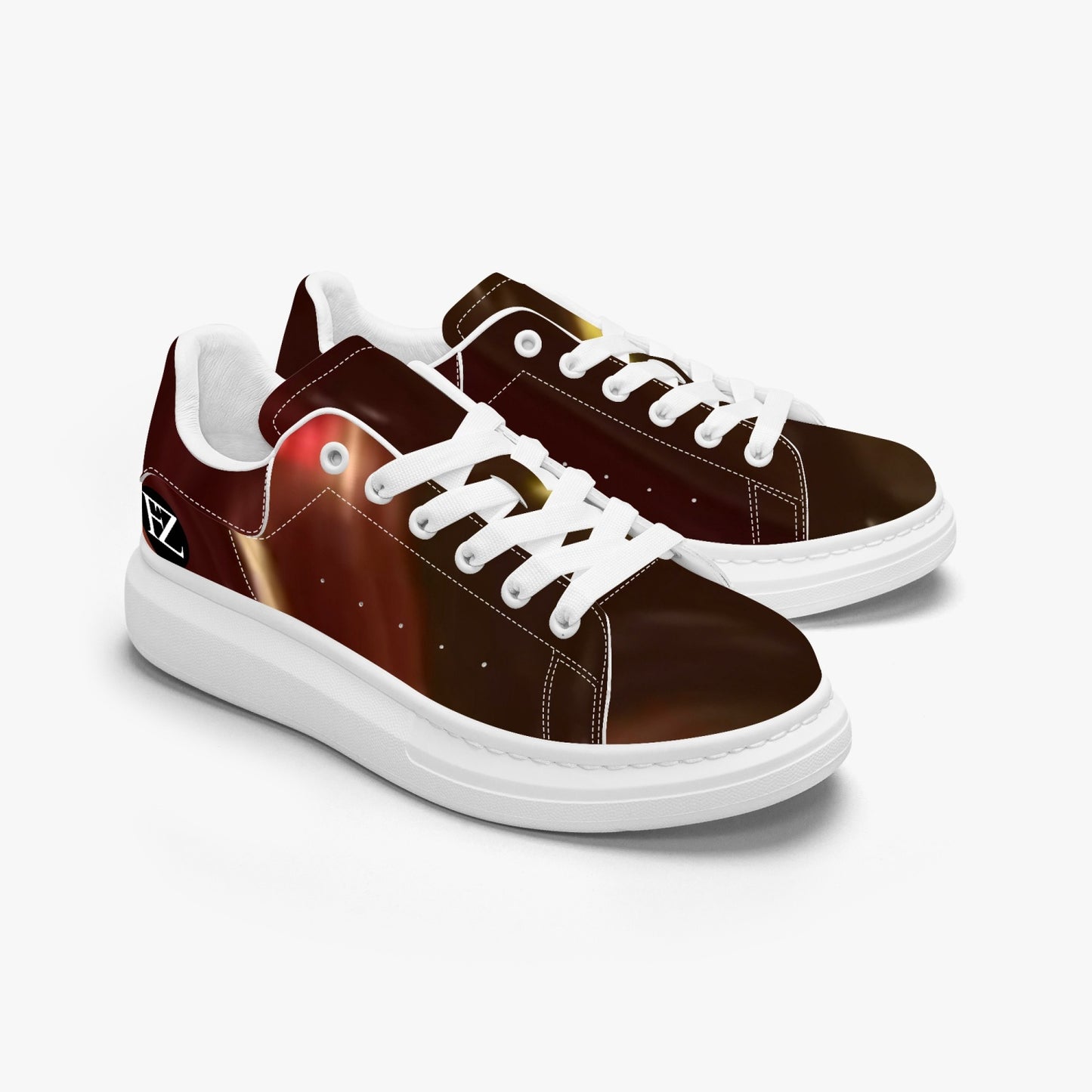 FZ Unisex Leather Chunky Sneakers - FZwear