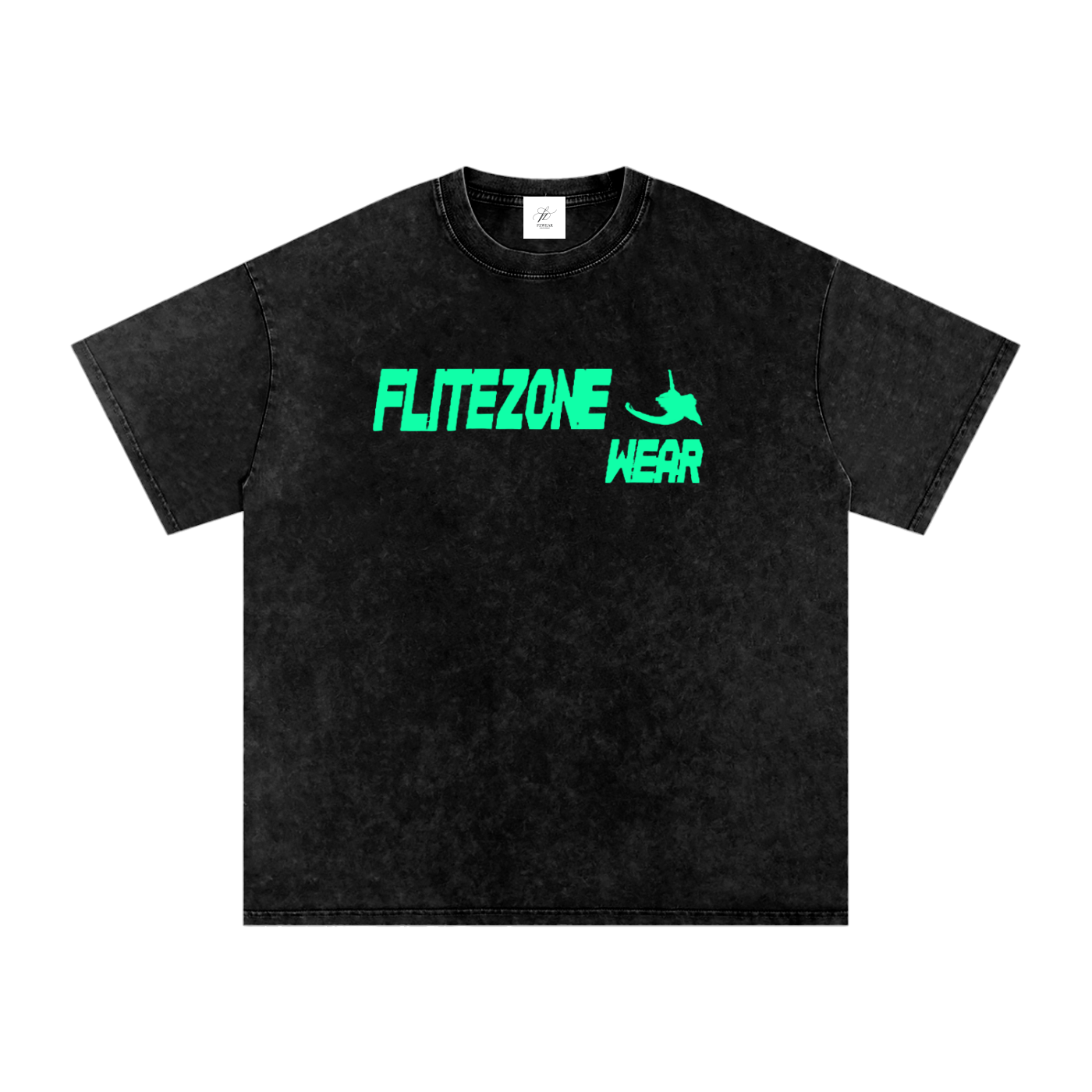 FZ Unisex Snow Washed Oversized Cotton Tee