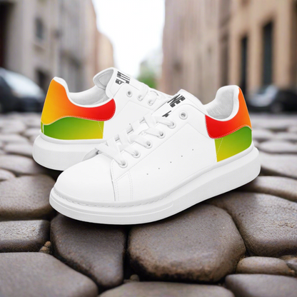 FZ Unisex Rasta Leather Oversized Sneakers