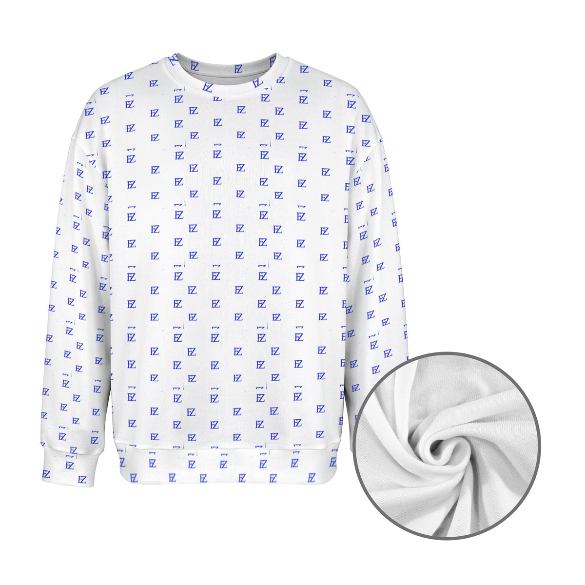 FZ Men's Original Monogram Crewneck Sweater Pullover