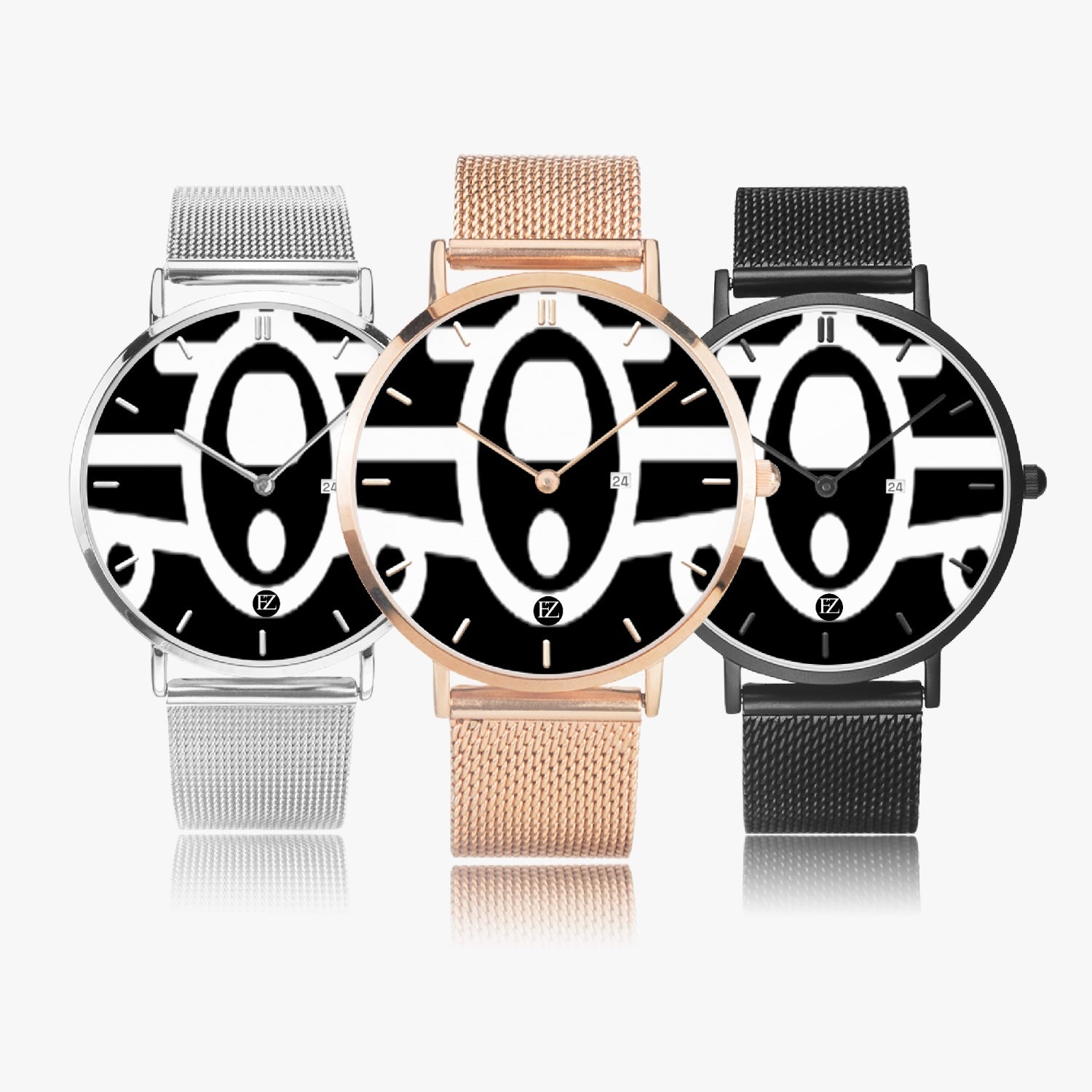 FZ Unisex Stainless Steel Perpetual Calendar Quartz Watch - Indicator - FZwear