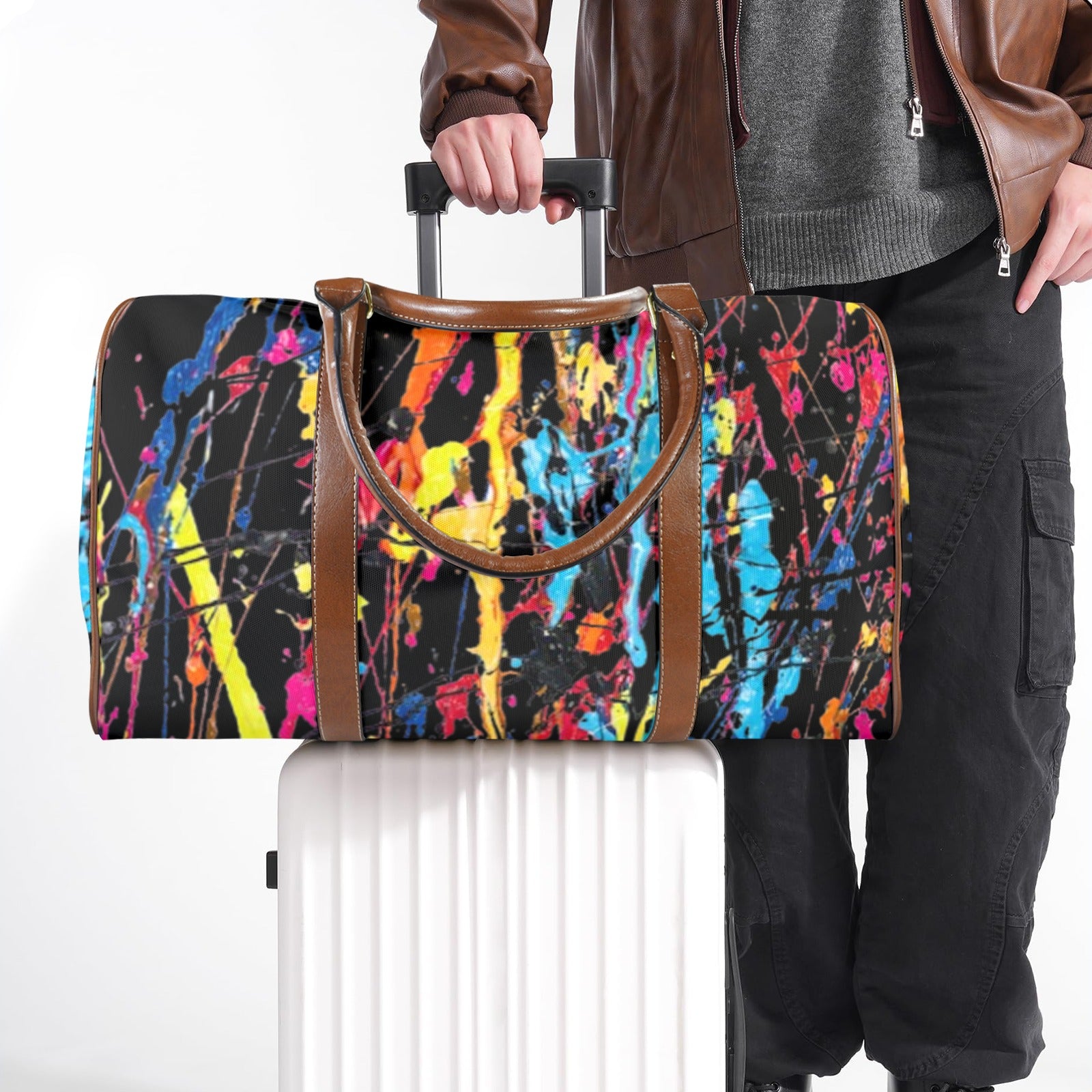 FZ Painted Travel Bag