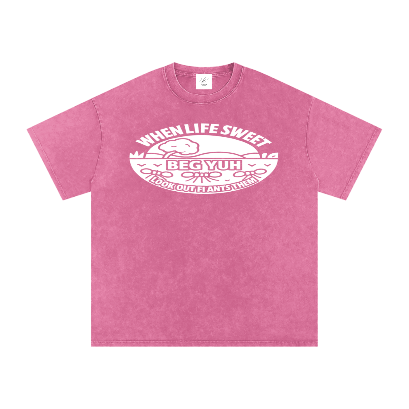 FZ Unisex Acid Wash Oversize Tee