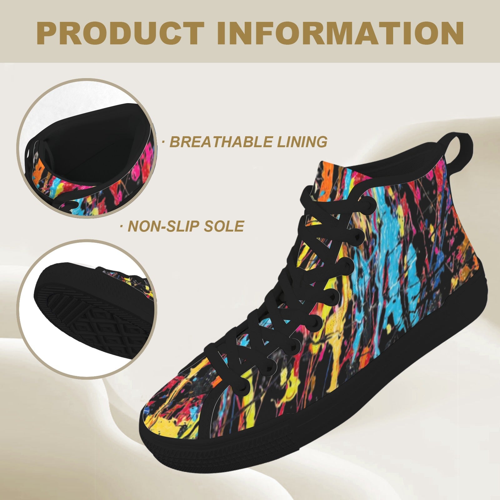 FZ Women's New Vancouver High Top Canvas Shoes