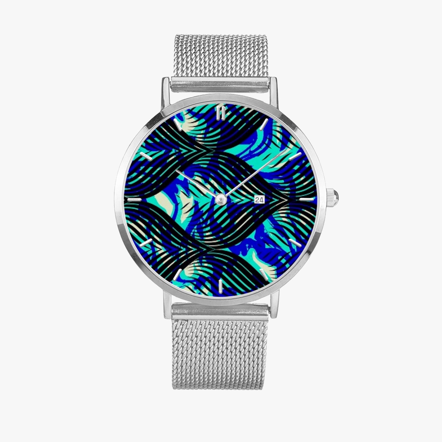 FZ Unisex Stainless Steel Perpetual Calendar Quartz Watch (With Indicators) - FZwear