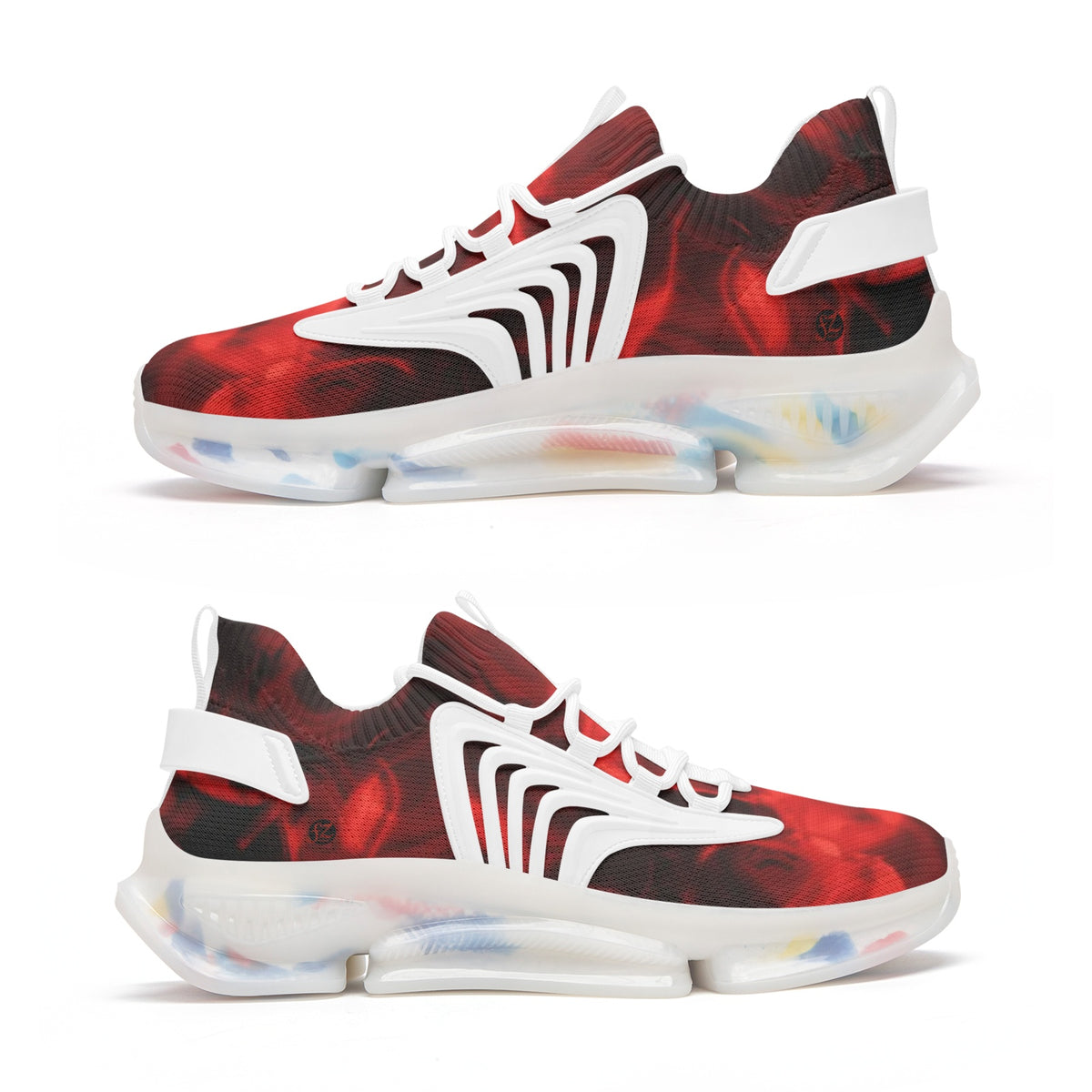 FZ Unisex Low Top Mesh Air Heel React Sneakers