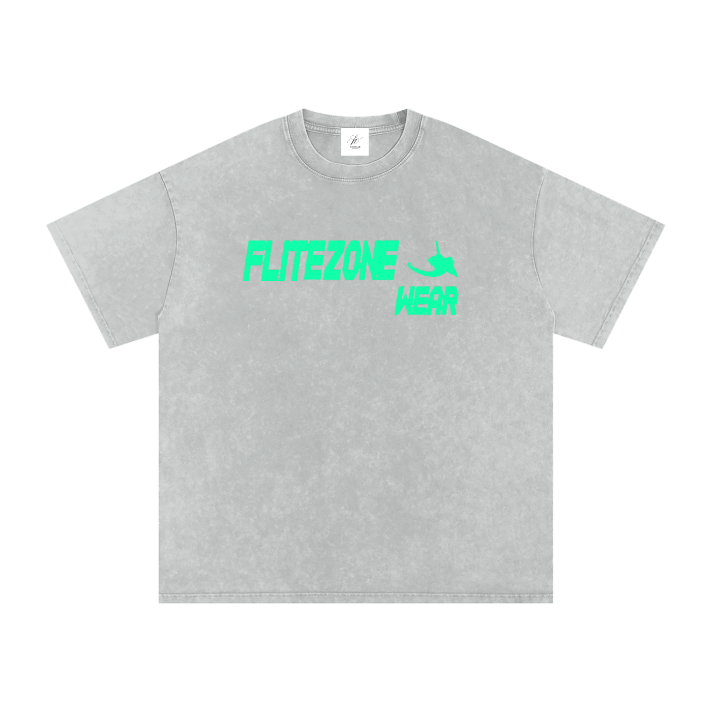 FZ Unisex Snow Washed Oversized Cotton Tee