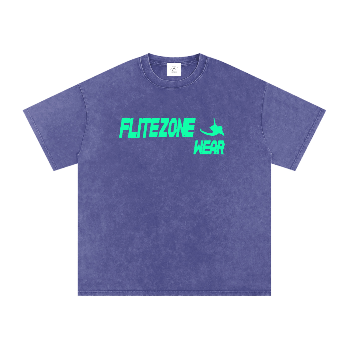 FZ Unisex Snow Washed Oversized Cotton Tee