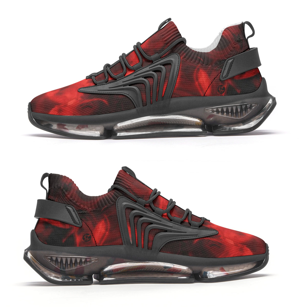 FZ Unisex Low Top Mesh Air Heel React Sneakers