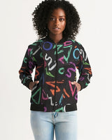 FZ AFRICAN ALPHA PRINT Women's Bomber Jacket - FZwear