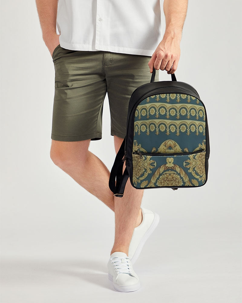 FZ AFRICAN PRINT Classic Faux Leather Backpack - FZwear