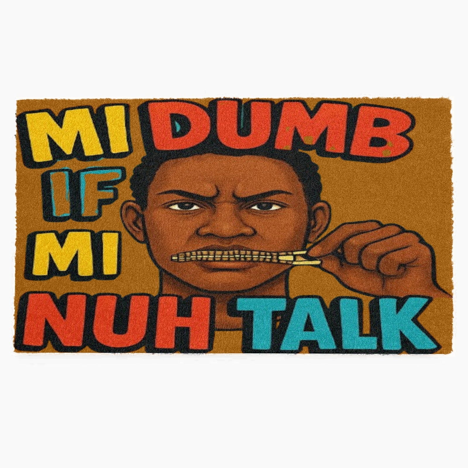 FZ Talk Natural Coir Doormat