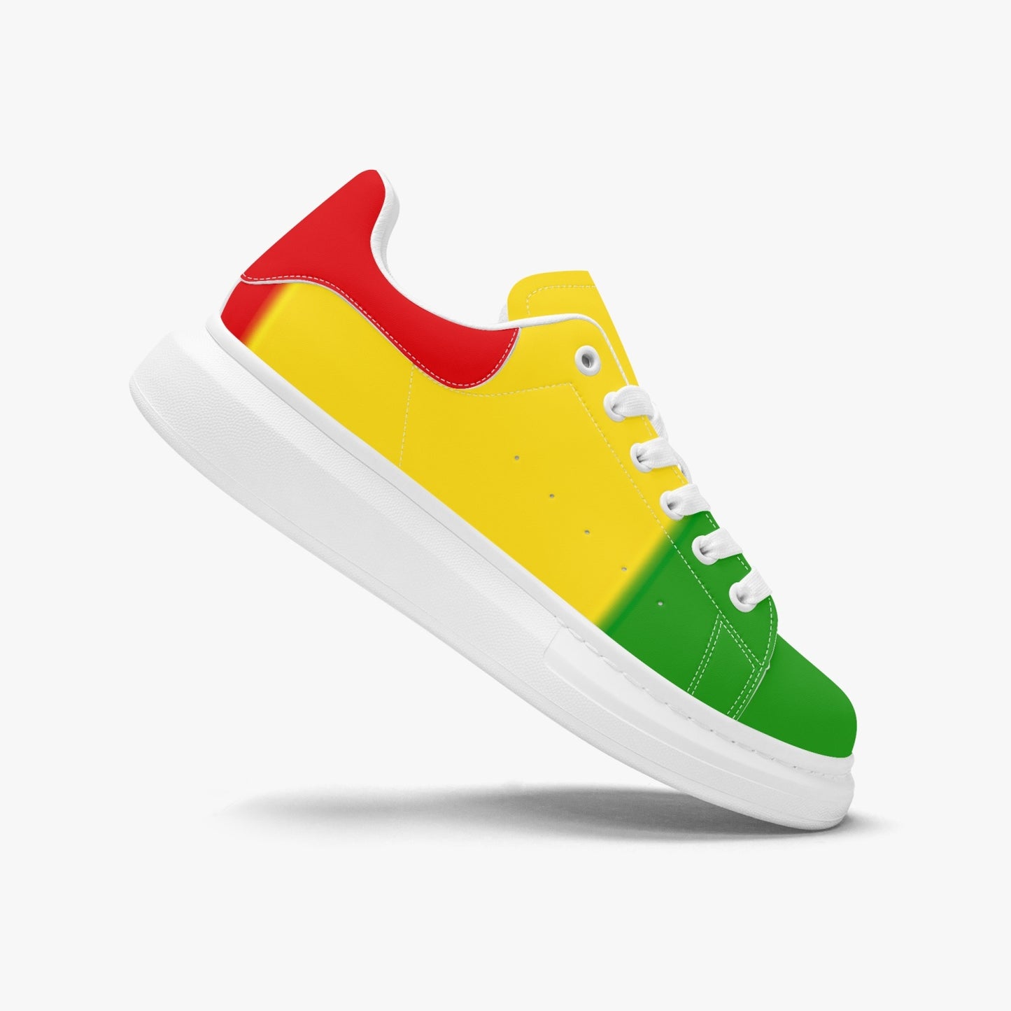 FZ Unisex Rasta Leather Oversized Sneakers