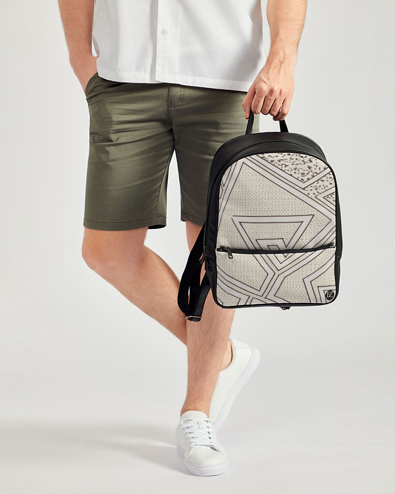 FZ AFRICAN PRINT Classic Faux Leather Backpack - FZwear