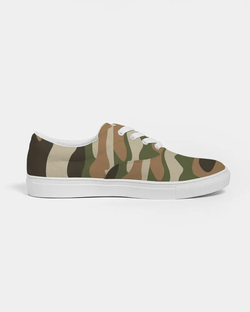 ARMY FLITE Men's Lace Up Canvas Shoe Kin Custom