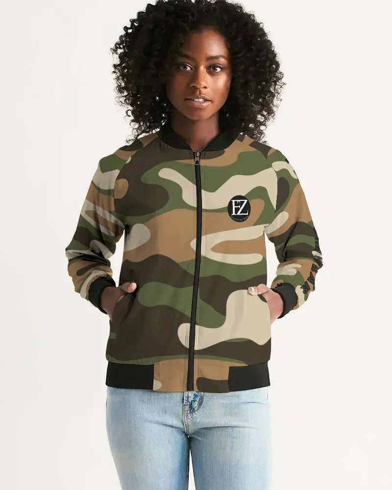 ARMY FLITE Women's Bomber Jacket Kin Custom