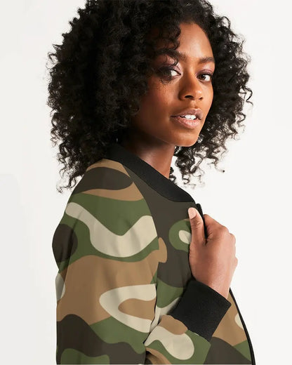 ARMY FLITE Women's Bomber Jacket Kin Custom