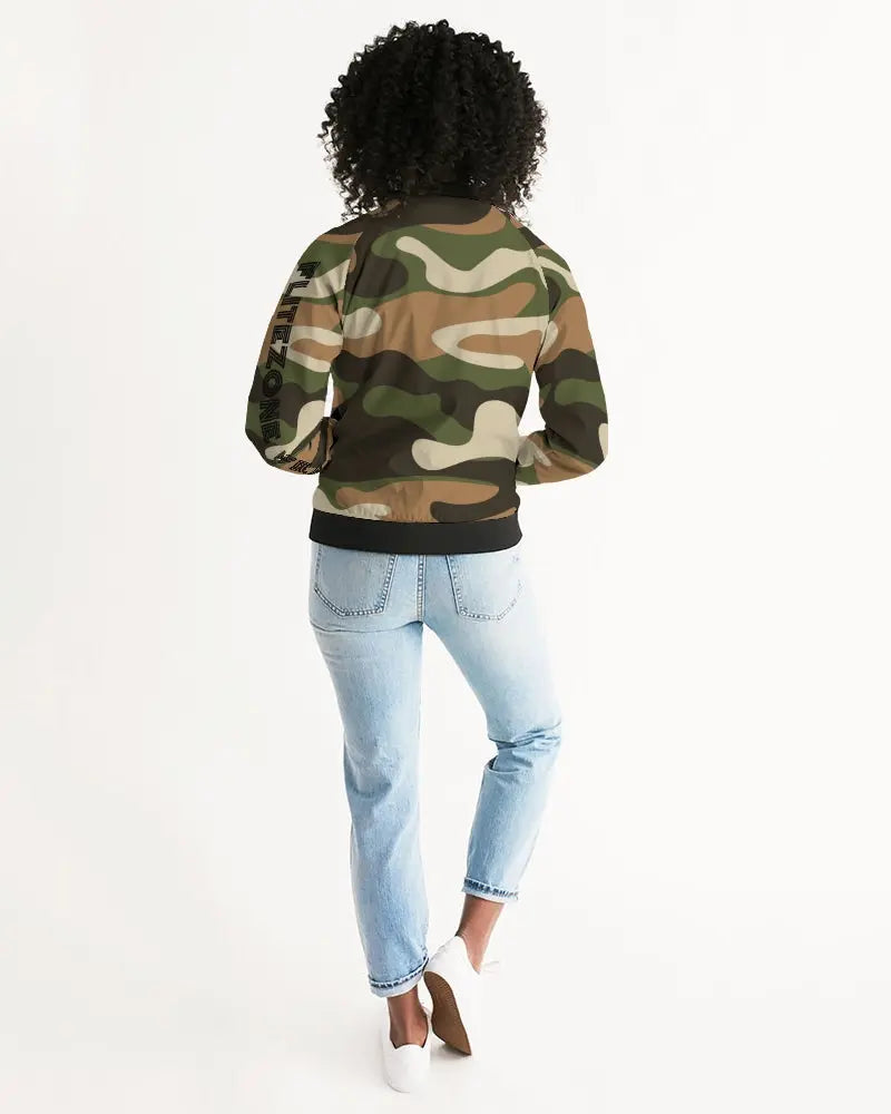 ARMY FLITE Women's Bomber Jacket Kin Custom