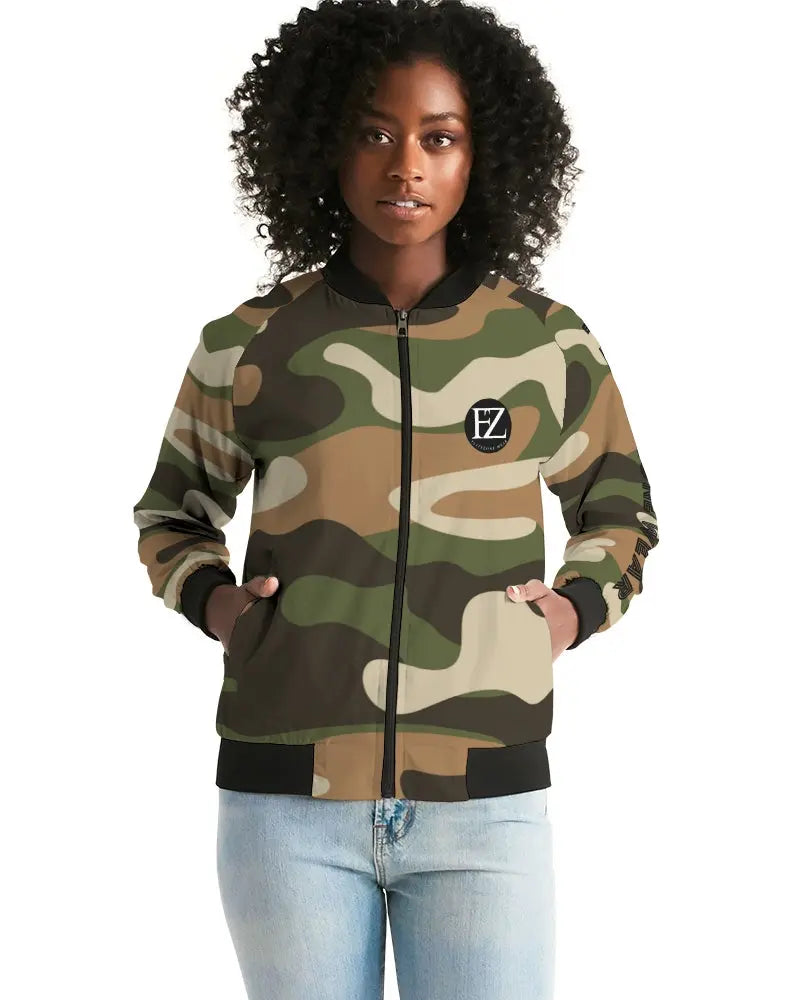 ARMY FLITE Women's Bomber Jacket Kin Custom