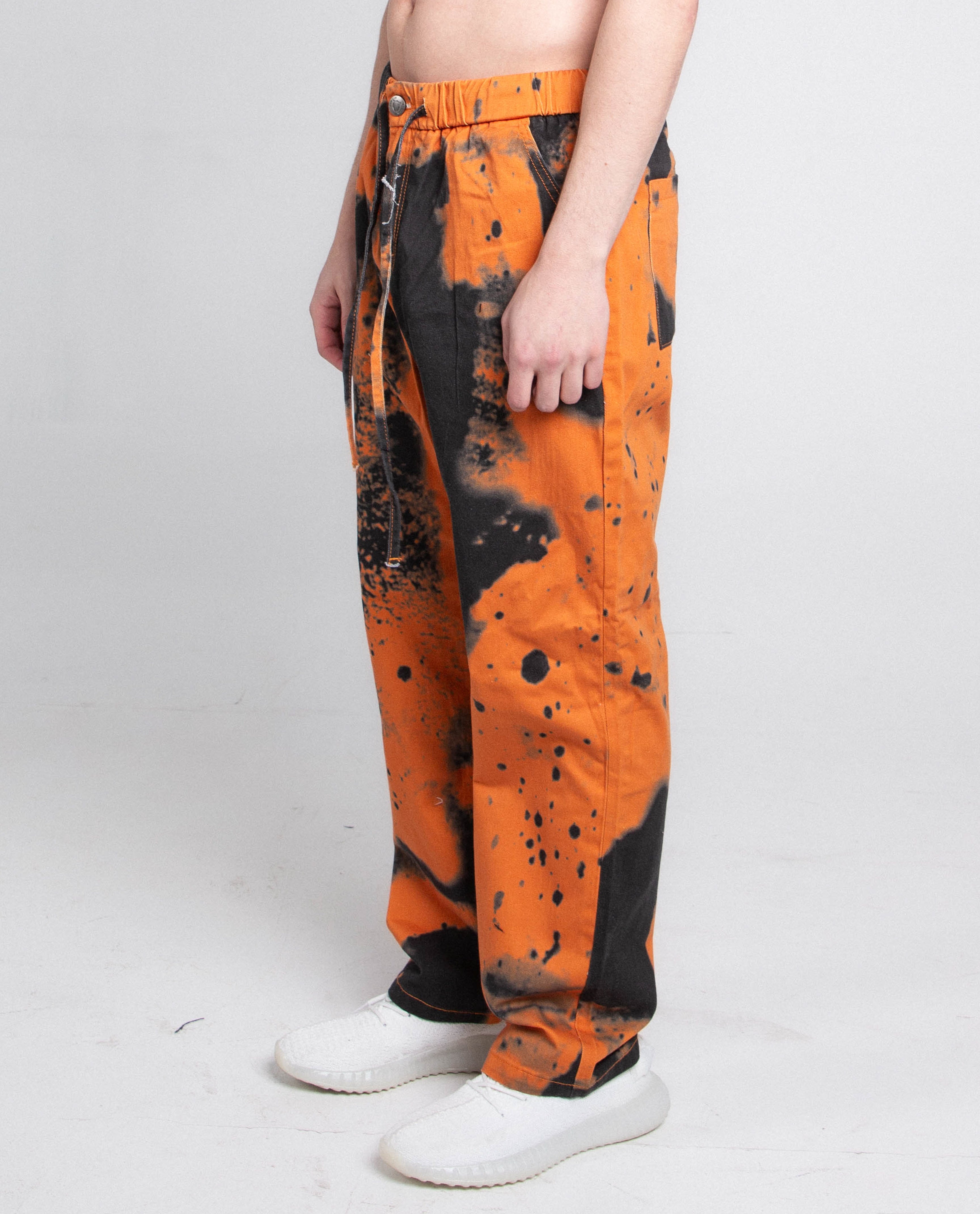 AJ04L COLOR DYE LOOSE JEANS PANTS