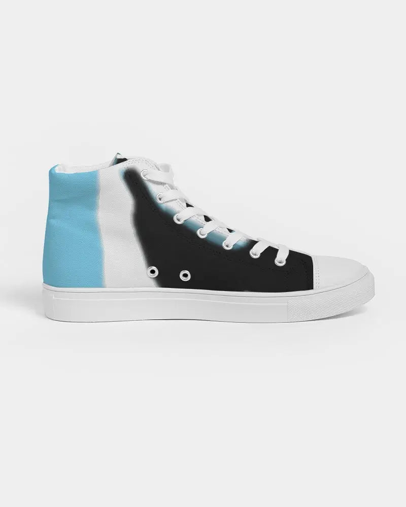 BLUE FLITE Men's Hightop Canvas Shoe Kin Custom