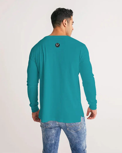 BLUE SKY Men's Long Sleeve Tee Kin Custom