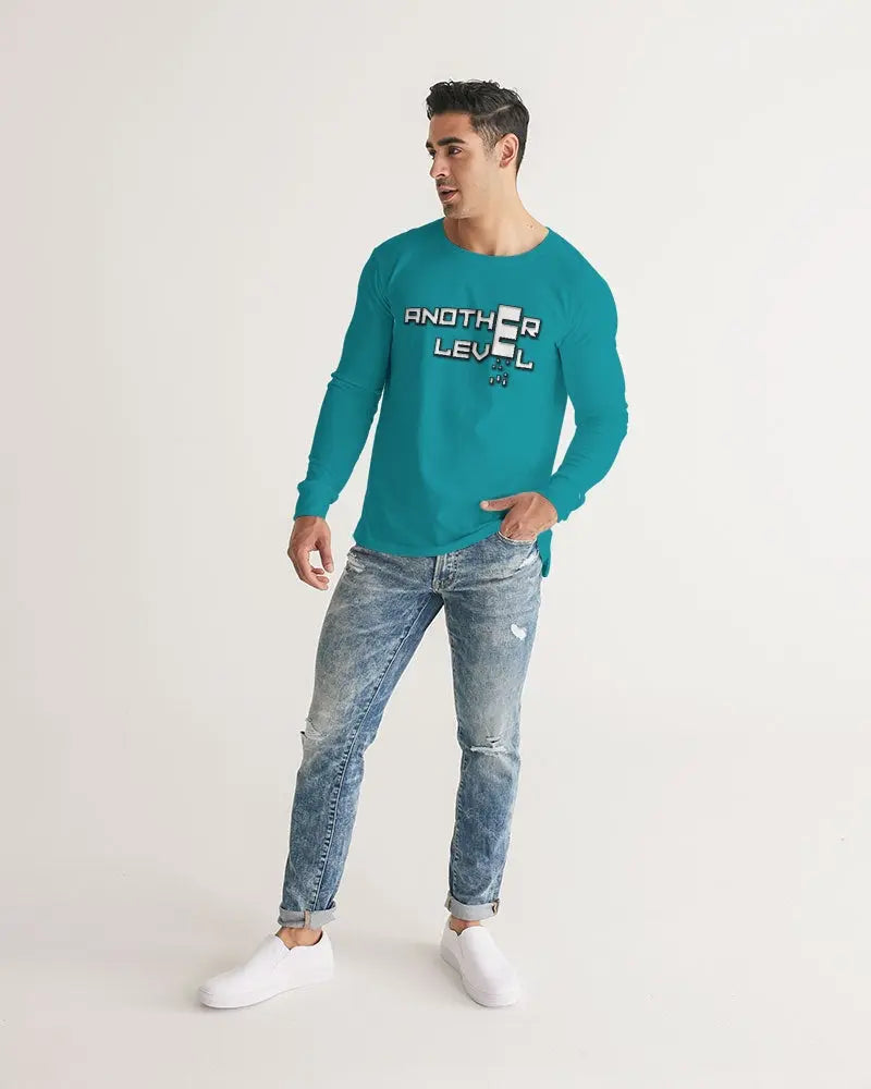 BLUE SKY Men's Long Sleeve Tee Kin Custom