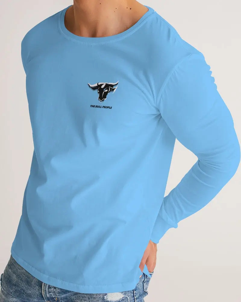 BLUE SKY ZONE Men's Long Sleeve Tee Kin Custom