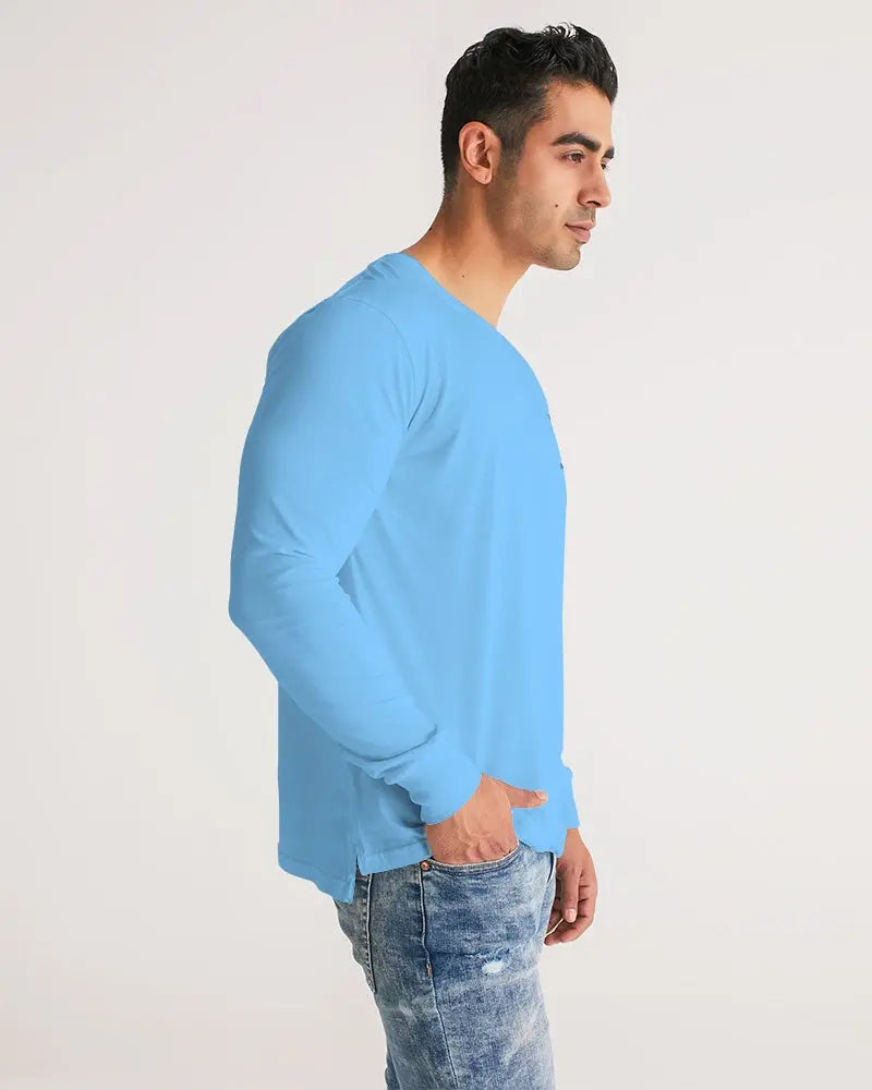 BLUE SKY ZONE Men's Long Sleeve Tee Kin Custom