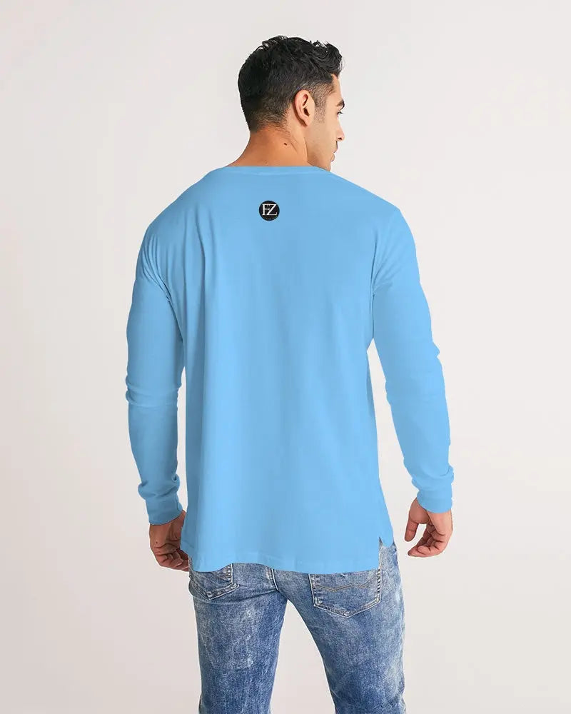 BLUE SKY ZONE Men's Long Sleeve Tee Kin Custom