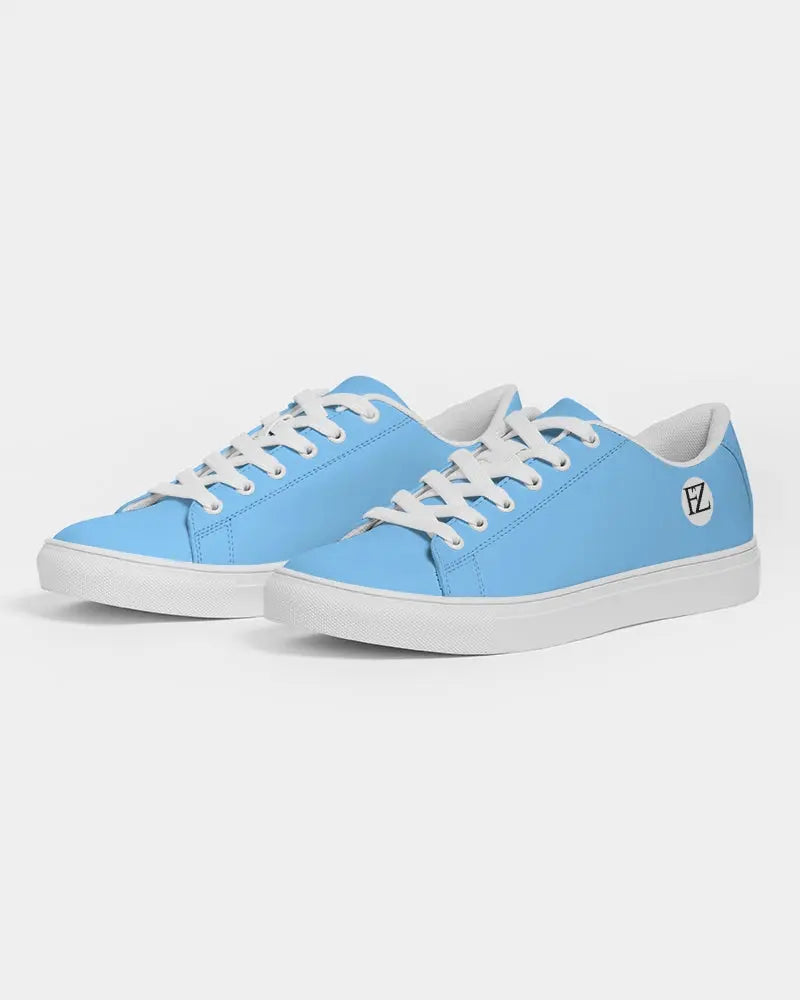 BLUE SKY ZONE Women's Faux-Leather Sneaker Kin Custom